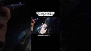 Night Bluefin Tuna POV – Non-Stop Action! @jigginggamestrong #NightBite #BluefinTuna #TunaFishing