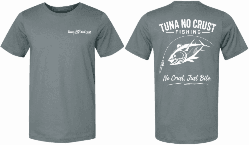 Youth "No Crust, Just Bite" Tee — Blue Storm
